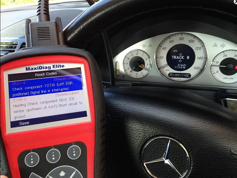 Auto Diagnostic Tools Advice To Read Clear Dtcs On Mercedes E Class