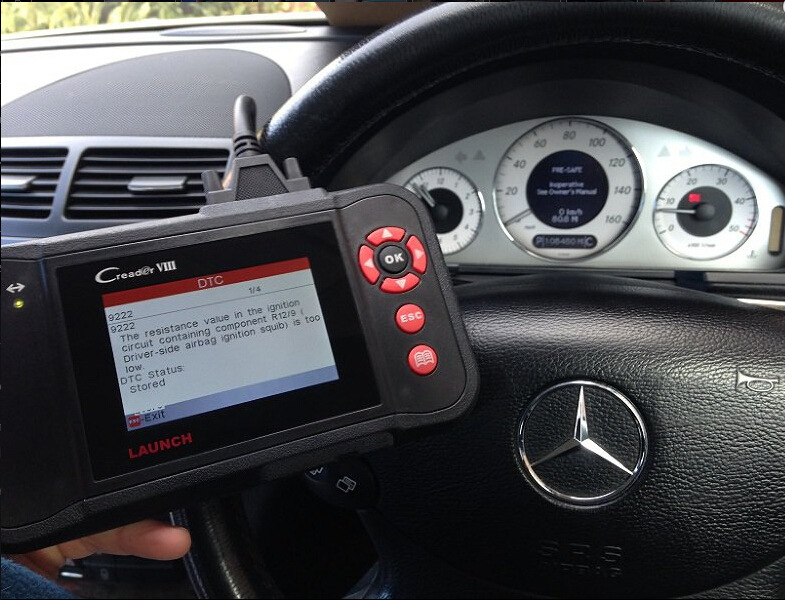 Auto Diagnostic Tools Advice To Read Clear Dtcs On Mercedes E Class