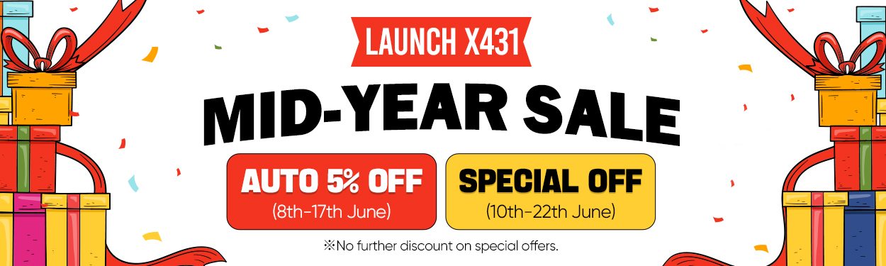 LAUNCH X431 MID-YEAR SALE