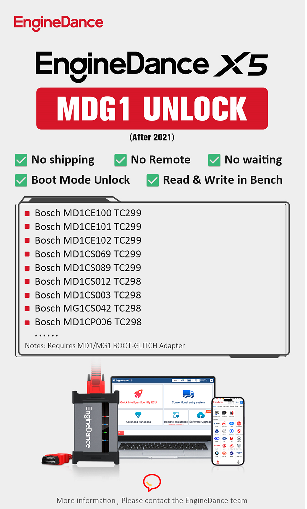 EngineDance X5 MDG1 UNLOCK New Release